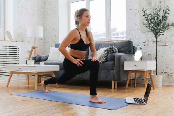 Woman exercising confidently after femiwand treatment Banbury