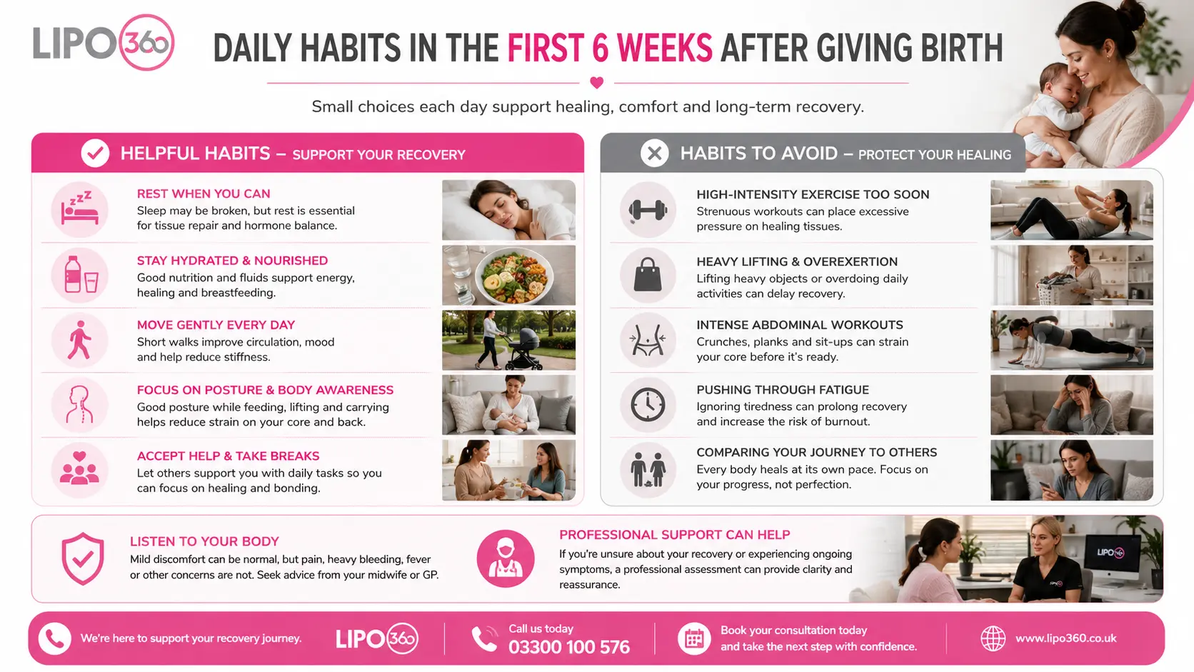 What to Do (and Avoid) in the First 6 Weeks After Giving Birth To Avoid Diastasis Recti 3 First 6 Weeks After Giving Birth To Avoid Diastasis Recti Banbury : Daily Habits in the First 6 Weeks After Giving Birth